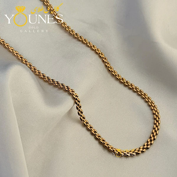 زنجیر طلا رولکس گندم